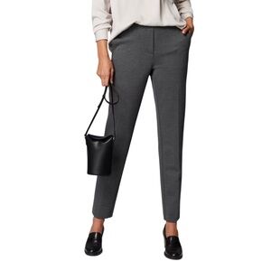 J.JILL PONTE SLIM-LEG PANTS WELT-POCKETS